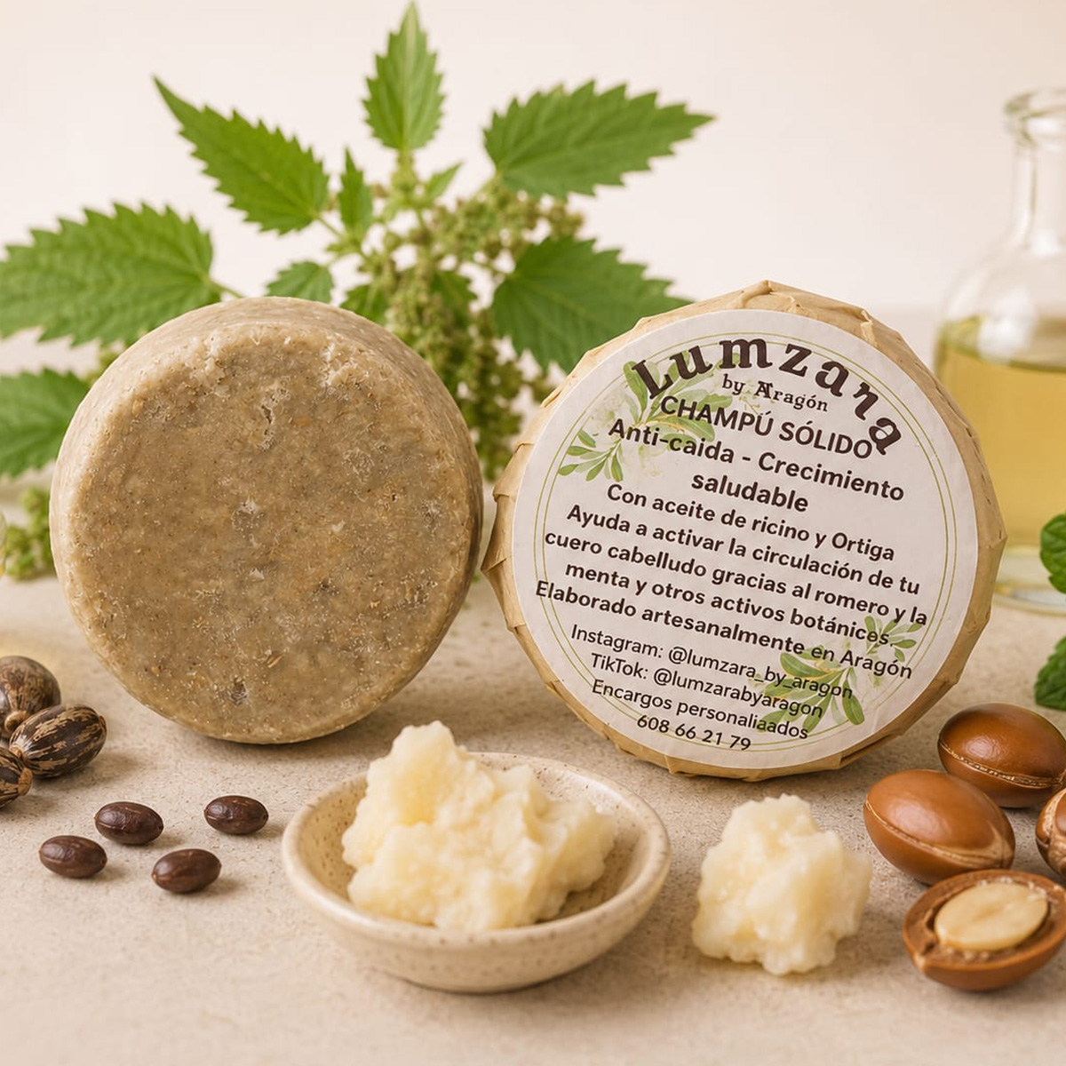 Raíz Viva – Champú Sólido Herbal Equilibrante
